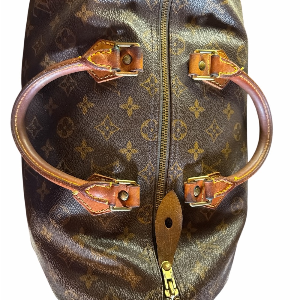 ✨Vintage Louis Vuitton Speedy 30 - 1998 - Beautiful Patina & LV Strap✨ - Picture 8 of 12